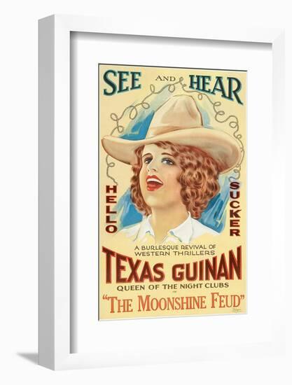 The Moonshine Feud, Texas Guinan, 1920-null-Framed Photo