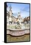 The Moor Fountain (Fontana Del Moro), Piazza Navona, UNESCO World Heritage Site, Rome, Lazio-Nico Tondini-Framed Stretched Canvas