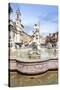 The Moor Fountain (Fontana Del Moro), Piazza Navona, UNESCO World Heritage Site, Rome, Lazio-Nico Tondini-Stretched Canvas