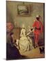 The Moor's Letter, c.1750-Pietro Longhi-Mounted Giclee Print