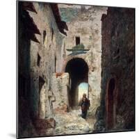 The Moorish Gate, 1835-Eugene Isabey-Mounted Giclee Print