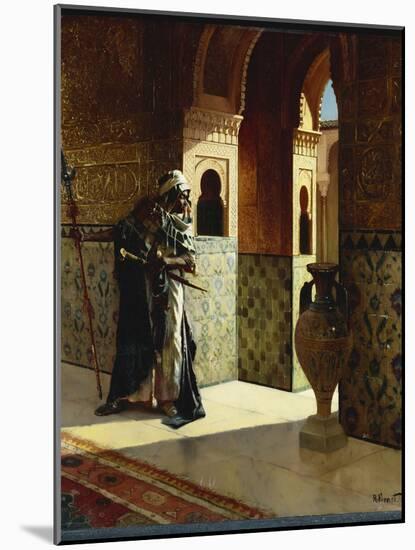 The Moorish Guard, the Alhambra-Rudolphe Ernst-Mounted Giclee Print