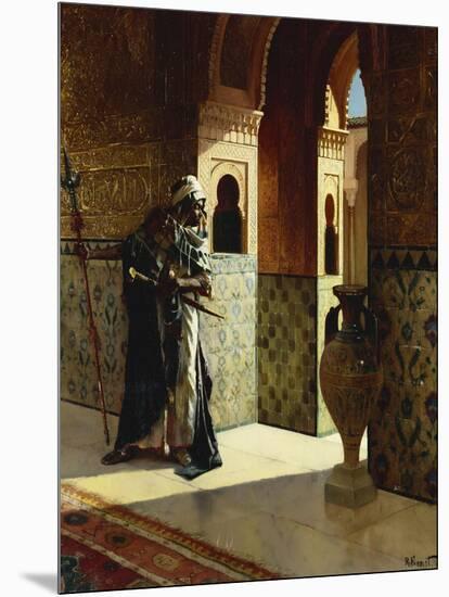 The Moorish Guard, the Alhambra-Rudolphe Ernst-Mounted Giclee Print