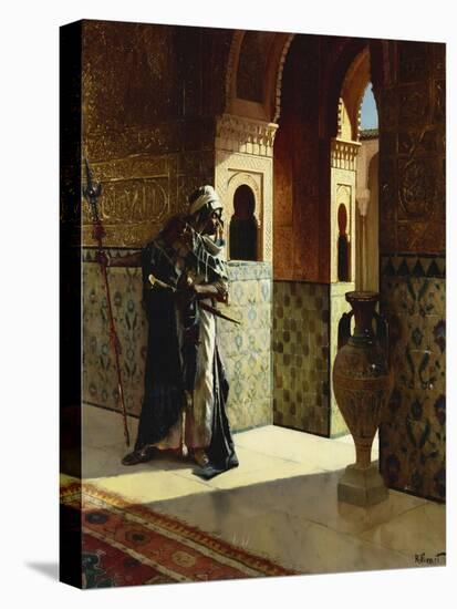 The Moorish Guard, the Alhambra-Rudolphe Ernst-Stretched Canvas