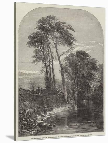 The Moorland Stream, Exhibition of the British Institution-Samuel Read-Stretched Canvas