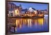 The Moran Tugboats on the Portsmouth, New Hampshire Waterfront-Jerry & Marcy Monkman-Framed Photographic Print