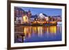 The Moran Tugboats on the Portsmouth, New Hampshire Waterfront-Jerry & Marcy Monkman-Framed Photographic Print