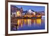 The Moran Tugboats on the Portsmouth, New Hampshire Waterfront-Jerry & Marcy Monkman-Framed Photographic Print