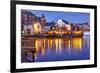 The Moran Tugboats on the Portsmouth, New Hampshire Waterfront-Jerry & Marcy Monkman-Framed Photographic Print