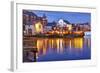 The Moran Tugboats on the Portsmouth, New Hampshire Waterfront-Jerry & Marcy Monkman-Framed Photographic Print