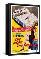 The More the Merrier, Jean Arthur, 1943-null-Framed Stretched Canvas