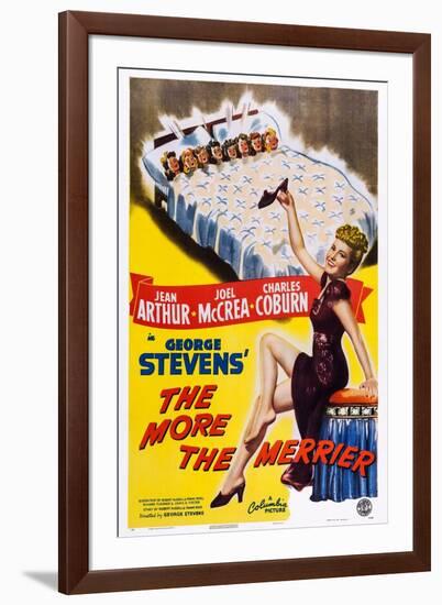 The More the Merrier, Jean Arthur, 1943-null-Framed Art Print