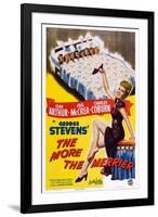 The More the Merrier, Jean Arthur, 1943-null-Framed Art Print