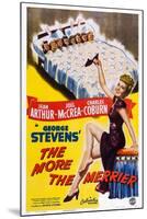 The More the Merrier, Jean Arthur, 1943-null-Mounted Art Print