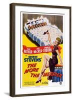 The More the Merrier, Jean Arthur, 1943-null-Framed Art Print