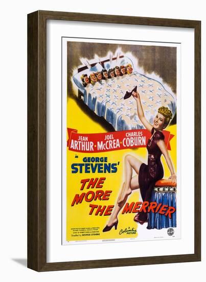 The More the Merrier, Jean Arthur, 1943-null-Framed Art Print