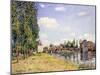 The Moret Bridge in the Summer, 1888-Alfred Sisley-Mounted Giclee Print