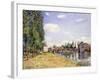 The Moret Bridge in the Summer, 1888-Alfred Sisley-Framed Giclee Print