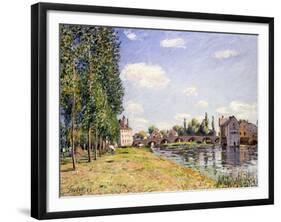 The Moret Bridge in the Summer, 1888-Alfred Sisley-Framed Giclee Print