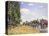 The Moret Bridge in the Summer, 1888-Alfred Sisley-Stretched Canvas