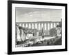 The Morlaix Viaduct on the Paris to Brest Railway Line-null-Framed Giclee Print