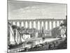 The Morlaix Viaduct on the Paris to Brest Railway Line-null-Mounted Giclee Print