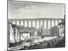 The Morlaix Viaduct on the Paris to Brest Railway Line-null-Mounted Giclee Print