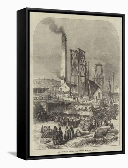 The Morley Main Colliery, Near Dewsbury, after the Explosion-null-Framed Stretched Canvas