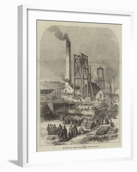 The Morley Main Colliery, Near Dewsbury, after the Explosion-null-Framed Giclee Print