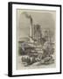 The Morley Main Colliery, Near Dewsbury, after the Explosion-null-Framed Giclee Print