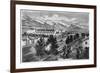 The Mormon Temple and Prophet's Block, Salt Lake City, Utah-null-Framed Giclee Print