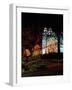 The Mormon Temple, Christmas lights, Temple Square, Salt Lake City, Utah, USA-Howie Garber-Framed Photographic Print