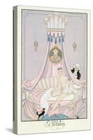 The Morning, 1925 (Pochoir Print)-Georges Barbier-Stretched Canvas