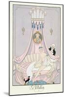 The Morning, 1925 (Pochoir Print)-Georges Barbier-Mounted Giclee Print