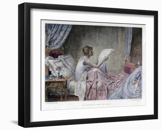 The Morning after the Ball, Late 19th Century-Champollion-Framed Giclee Print