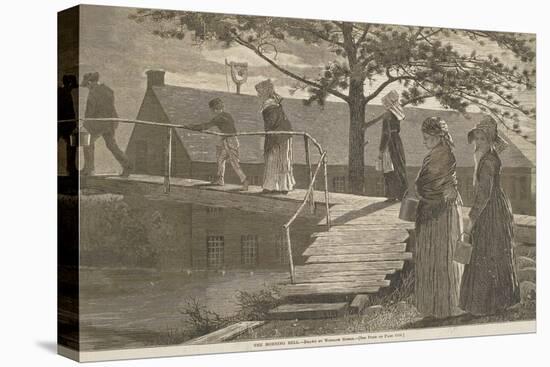 The Morning Bell, Published in "Harper's Weekly," December 13, 1873, Published 1873-Winslow Homer-Stretched Canvas