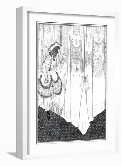 The Morning Dream-Aubrey Beardsley-Framed Art Print