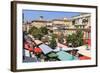 The Morning Fruit and Vegetable Market-Amanda Hall-Framed Photographic Print