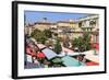 The Morning Fruit and Vegetable Market-Amanda Hall-Framed Photographic Print