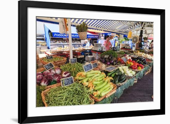 The Morning Fruit and Vegetable Market-Amanda Hall-Framed Photographic Print