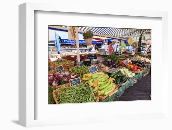 The Morning Fruit and Vegetable Market-Amanda Hall-Framed Photographic Print