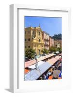 The Morning Fruit and Vegetable Market-Amanda Hall-Framed Photographic Print