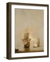 The Morning Gun-Peter Monamy-Framed Giclee Print