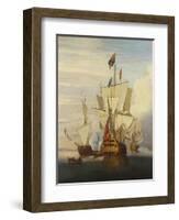 The Morning Gun-Peter Monamy-Framed Giclee Print