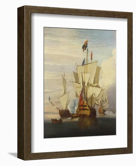 The Morning Gun-Peter Monamy-Framed Giclee Print