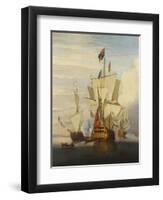 The Morning Gun-Peter Monamy-Framed Giclee Print