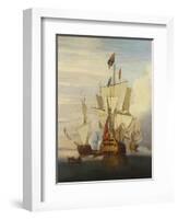 The Morning Gun-Peter Monamy-Framed Giclee Print