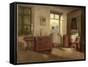 The Morning Hour-Moritz Ludwig von Schwind-Framed Stretched Canvas