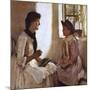 The Morning Lesson-Norman Garstin-Mounted Art Print