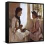 The Morning Lesson-Norman Garstin-Framed Stretched Canvas